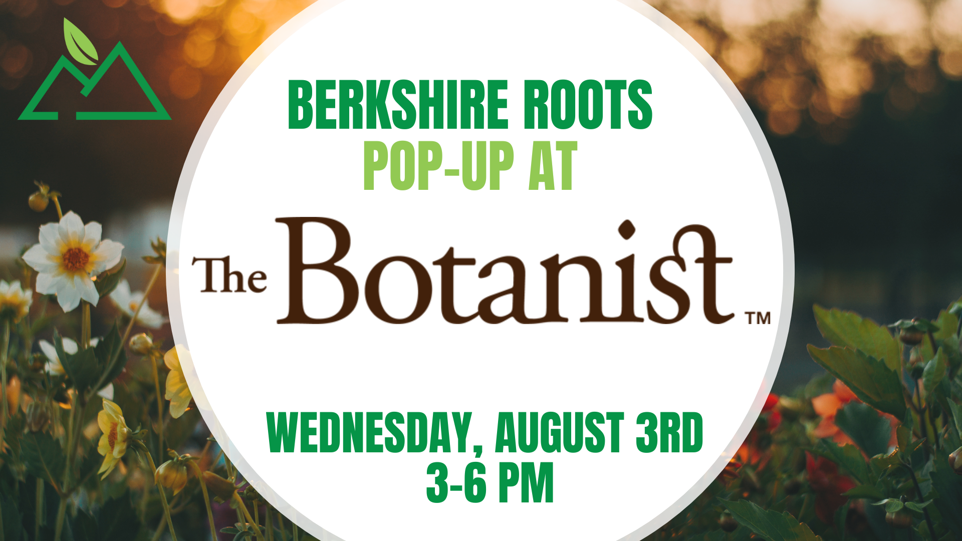 The Botanist pop up