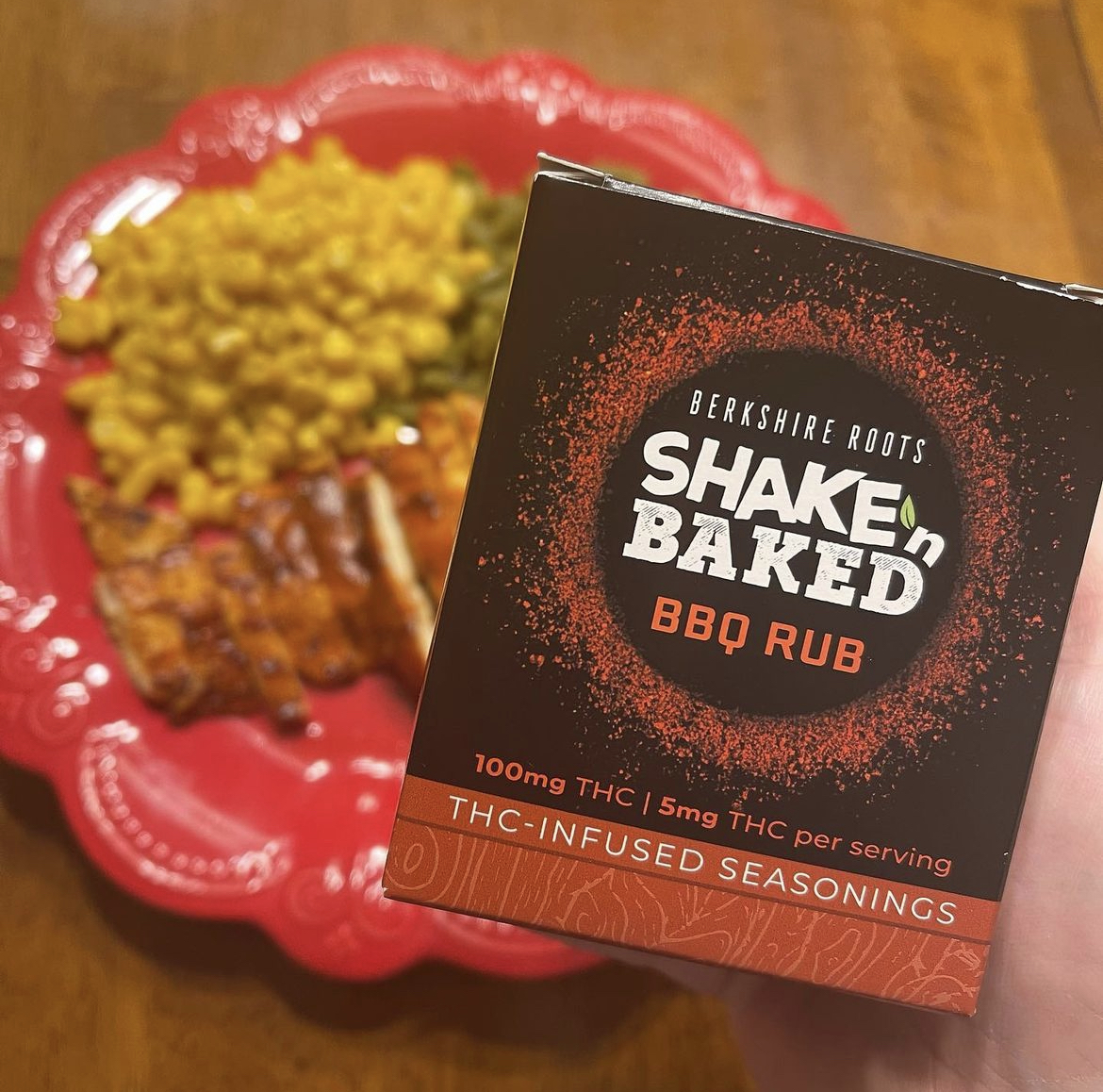 Featured image for “Berkshire Roots Shake ‘n Baked THC BBQ Rubbed Chicken Breast Recipe”