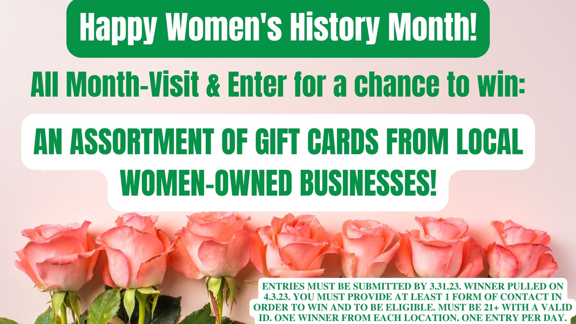 Women's Month Sweepstakes