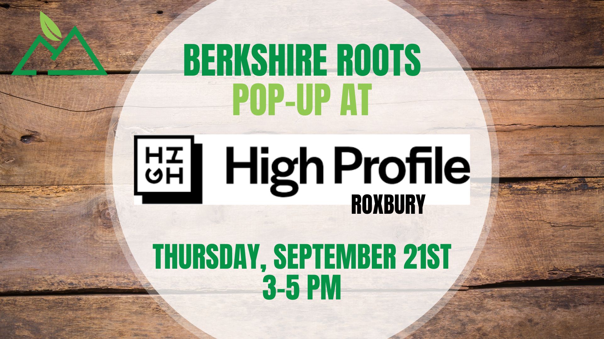 Berkshire Roots Pop Up at High Profile Budega in Roxbury