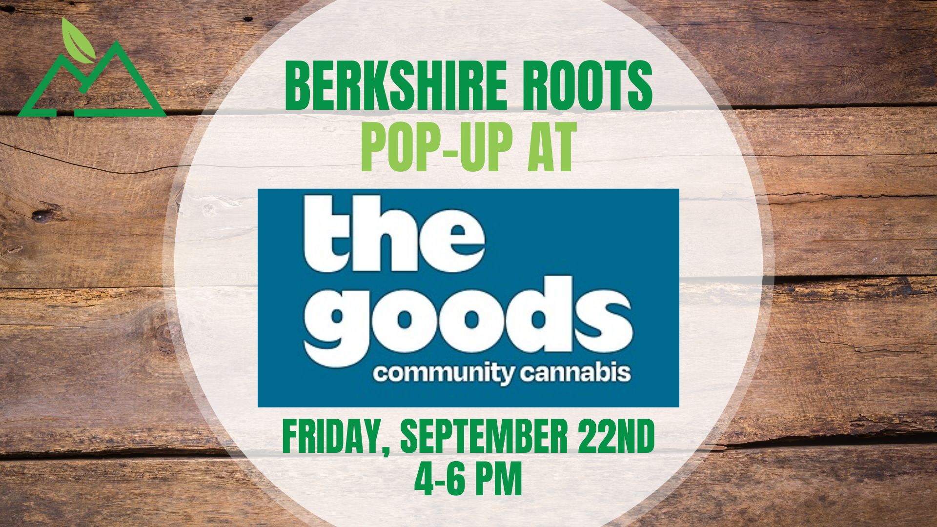 Berkshire Roots Pop Up at The Goods in Somerville